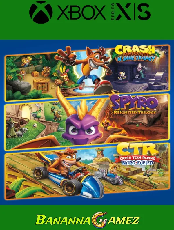 353398.webp Crash + Spyro Triple Play Bundle XBOX One y Xbox Series X|S