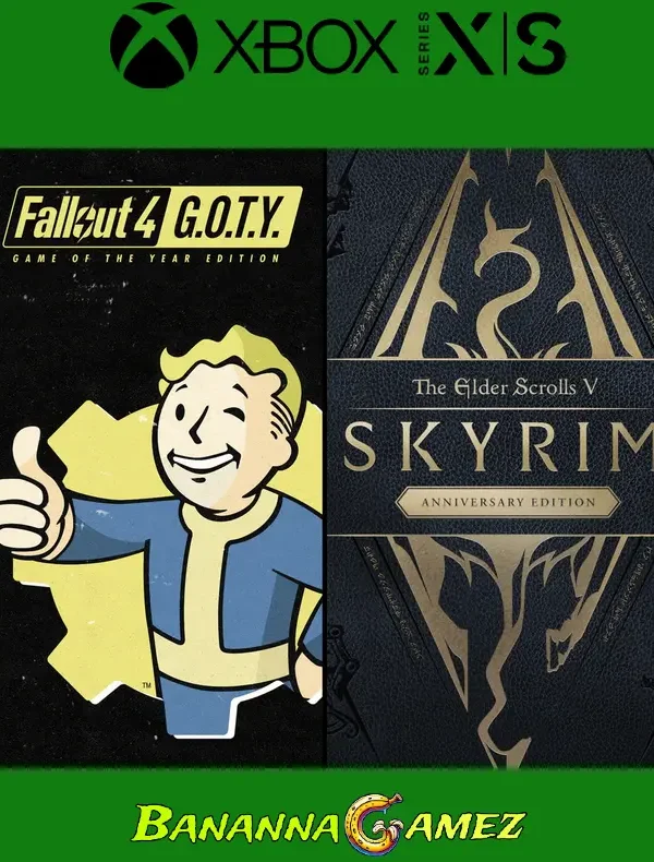 The Elder Scrolls V Skyrim Anniversary Edition + Fallout 4 G.O.T.Y. XBOX One y Xbox Series X|S