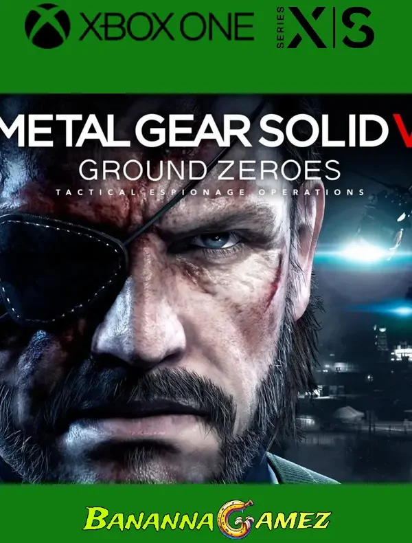 Metal Gear Solid V Ground Zeroes XBOX One y Xbox Series X|S