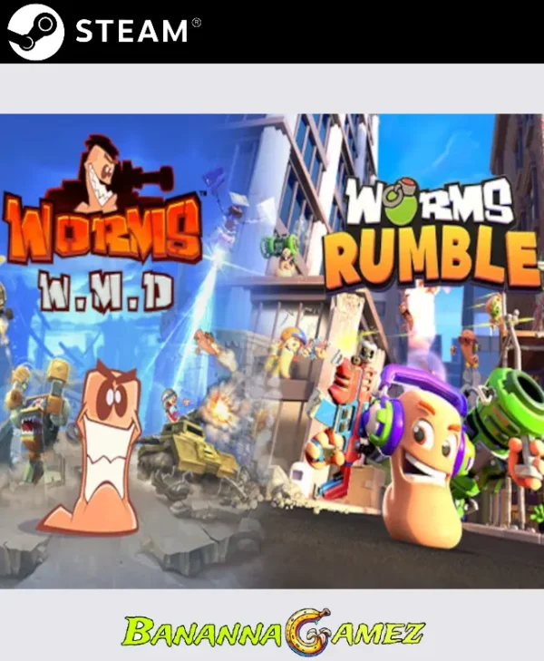 464290.webp Worms Rumble In The Bundle Steam