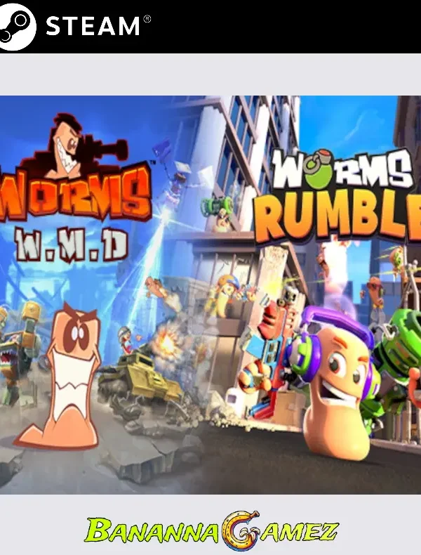 464290.webp Worms Rumble In The Bundle Steam