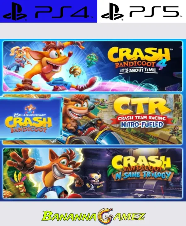 480114.webp Crash Bandicoot Crashiversary Bundle PS4 | PS5
