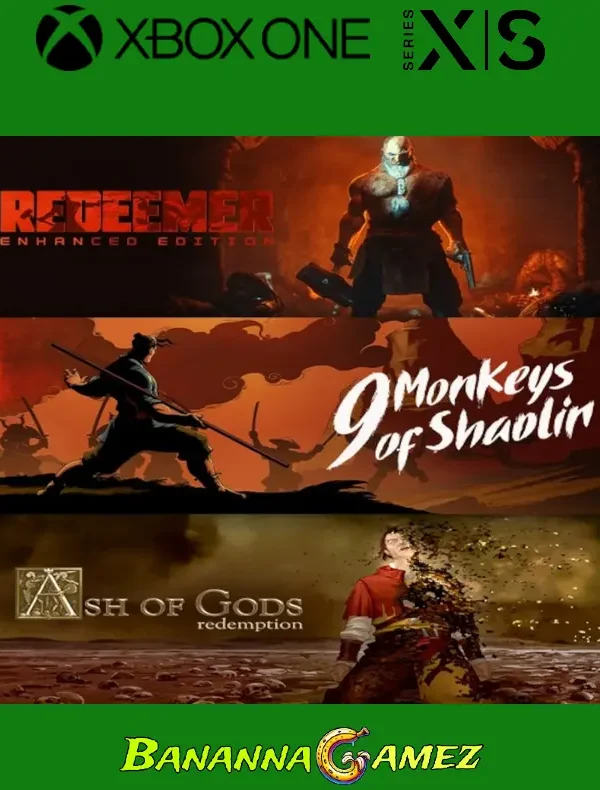 484226.webp 9 Monkeys of Shaolin + Ash of Gods + Redeemer Bundle XBOX One
