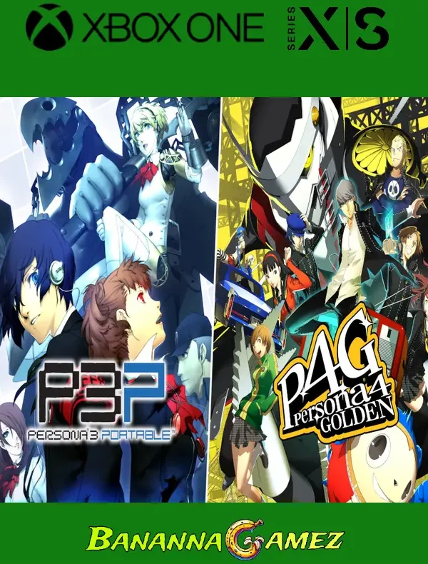 Persona 3 Portable & Persona 4 Golden Bundle XBOX One y Xbox Series X|S y