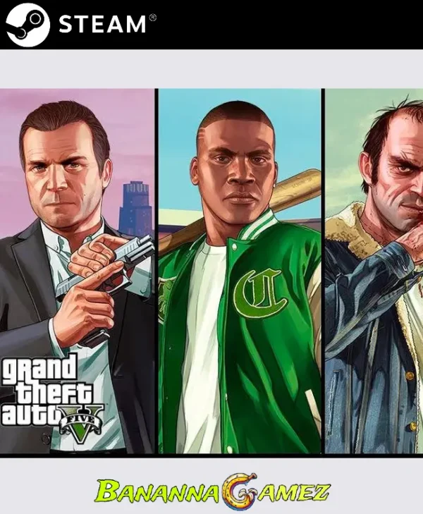 Grand Theft Auto V Premium Online Edition & Megalodon Shark Card Bundle PC Steam